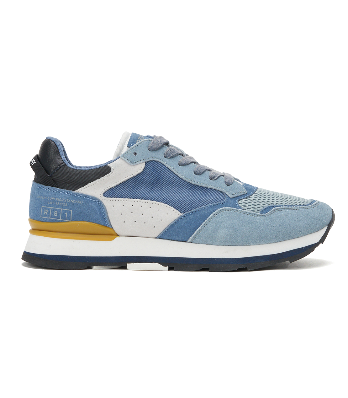 ARTHURスポーティカジュアルレースアップスニーカー 詳細画像 ブルー 1